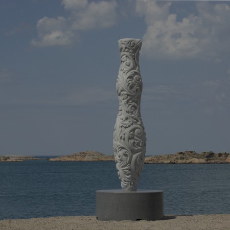 Blommande by Gunnar Torvund