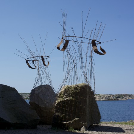 Stone baskets by Greger Ståhlgren
